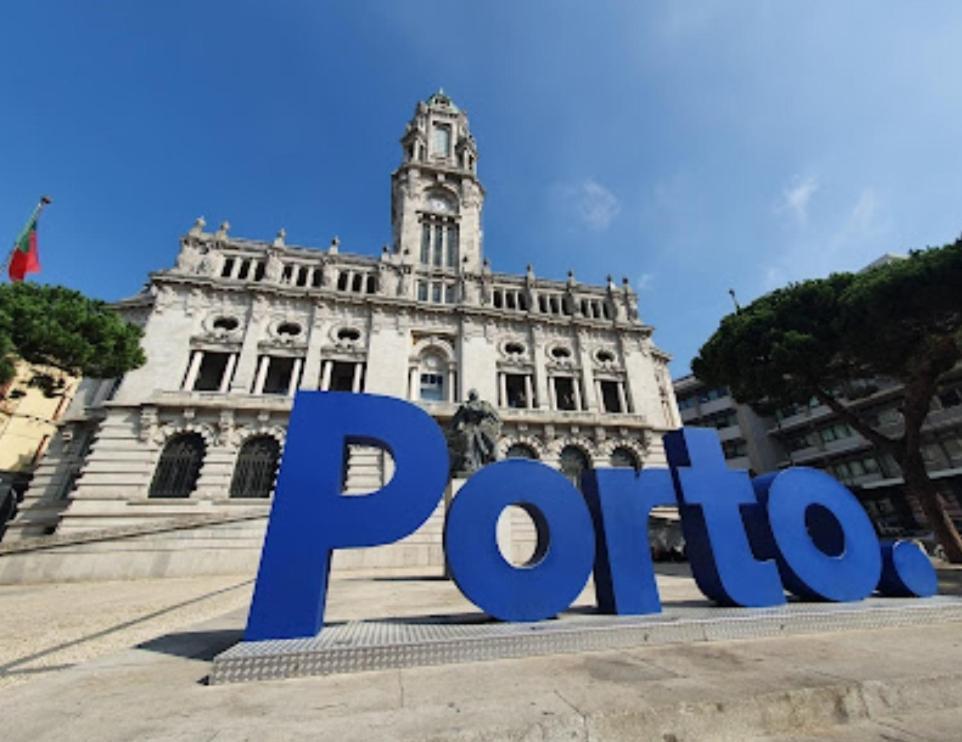 The Blue And White Porto House Lägenhet Exteriör bild